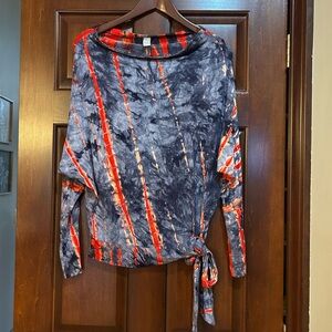 Vibrant Tie-Dye Long Sleeve Top
